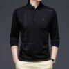 black Shirt Polo Men